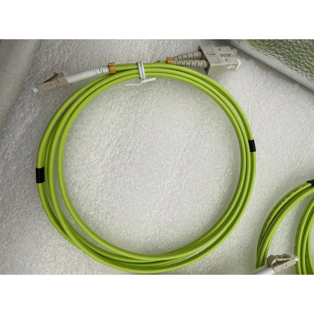 6 Pack LC to SC Fiber Patch Cable,3M OM5 Multimode 1/10/40/100Gbs Fiber Jumper..